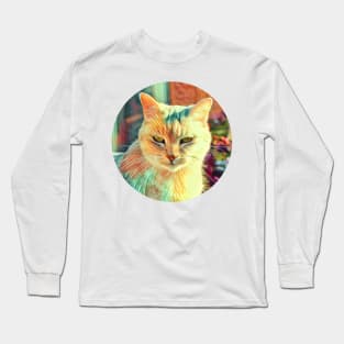 Furry floppy cat Long Sleeve T-Shirt